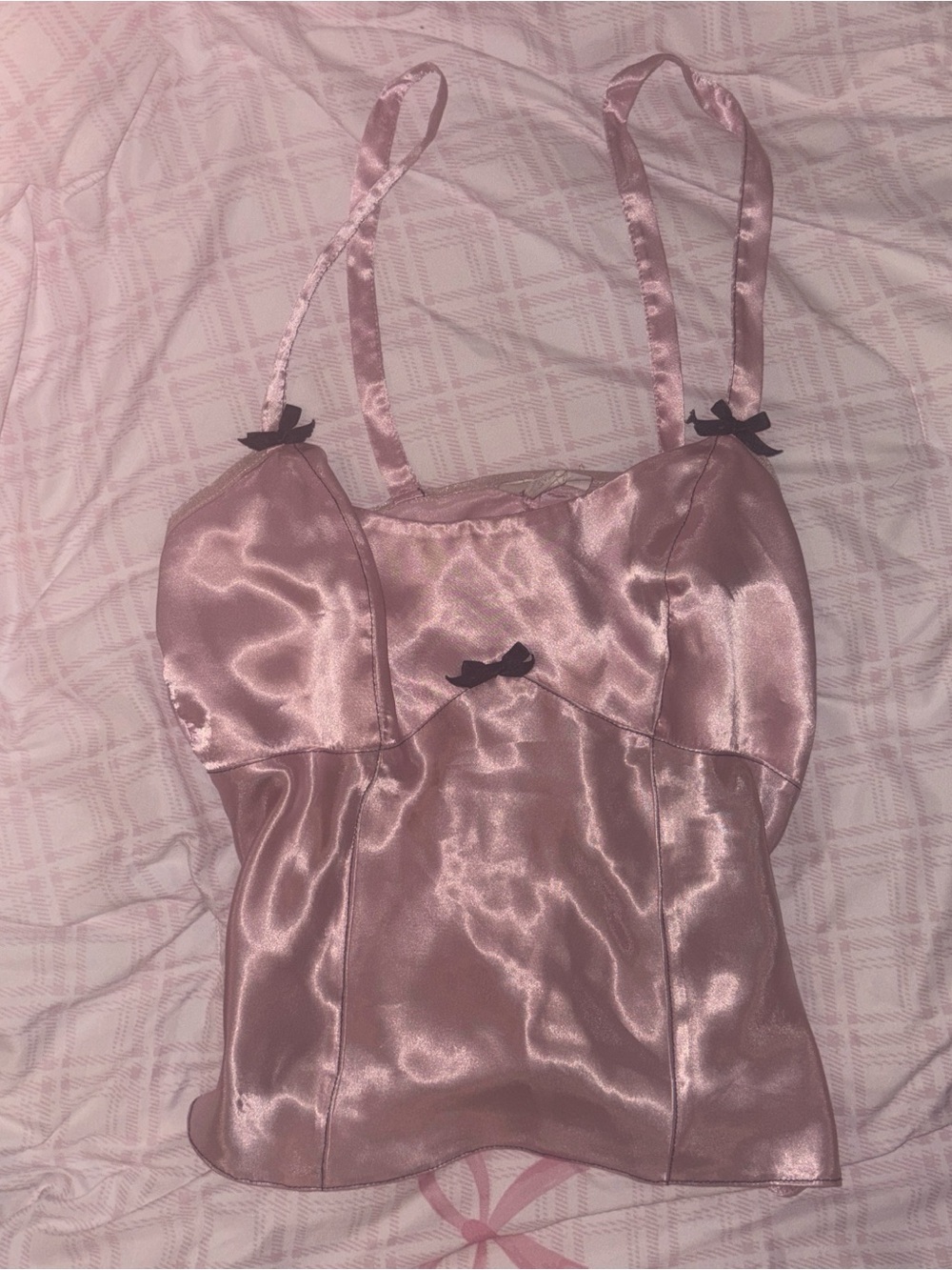 Vintage Pink Silk Top
